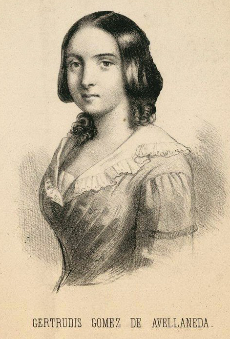 Gertrudis Gómez de Avellaneda joven
